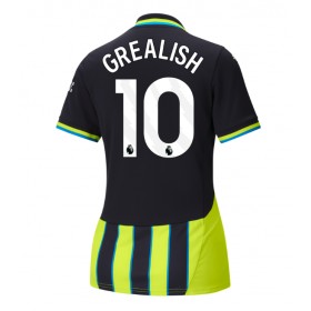 Manchester City Jack Grealish #10 Borta Kläder Dam 2024-25 Kortärmad